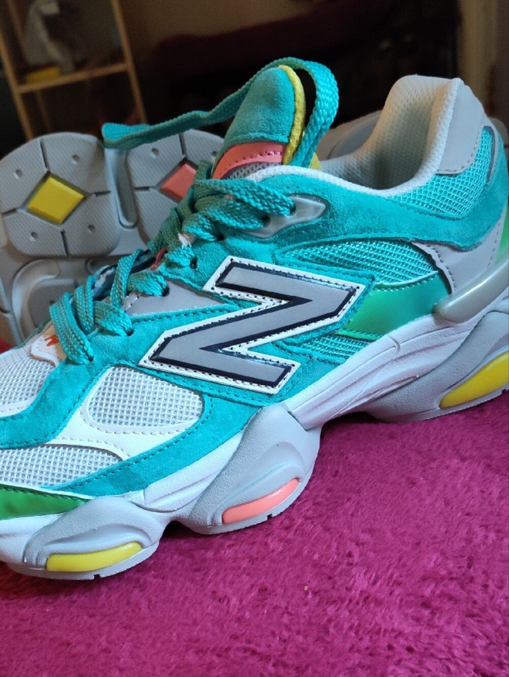 Turquoise Athletic Sneakers - Picture 7 of 10